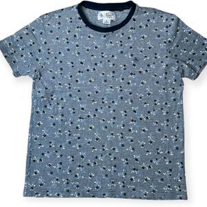 AN ORIGINAL PENGUIN BY MUNSINGWEAR Men’s Blue Floral Short Sleeve Tee T-Shirt Si